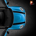 Car Hood Engine Rally Line Stickers And Decals For Mini Cooper S JCW One F54 F55 F56 F60 R55 R56 R60 R61 R50 R52 R53